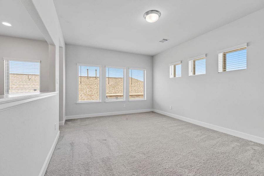 Spacious, unfurnished interior of a new home in Cane Island 50', Katy (Image 28). Spacious, unfurnished interior of a new home in Cane Island 50', Katy (Image 28).
