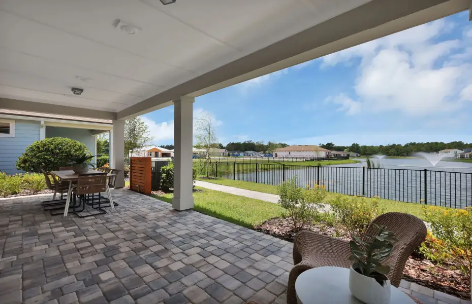 Representative exterior details of a home built from the Contour by Del Webb in Del Webb Flagler Beach, Palm Coast (Image 4). Representative exterior details of a home built from the Contour by Del Webb in Del Webb Flagler Beach, Palm Coast (Image 4).