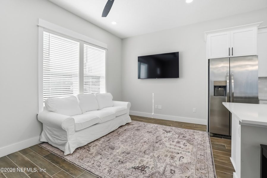 Furnished interior view inside a new home in , Jacksonville Beach (Image 6). Furnished interior view inside a new home in , Jacksonville Beach (Image 6).