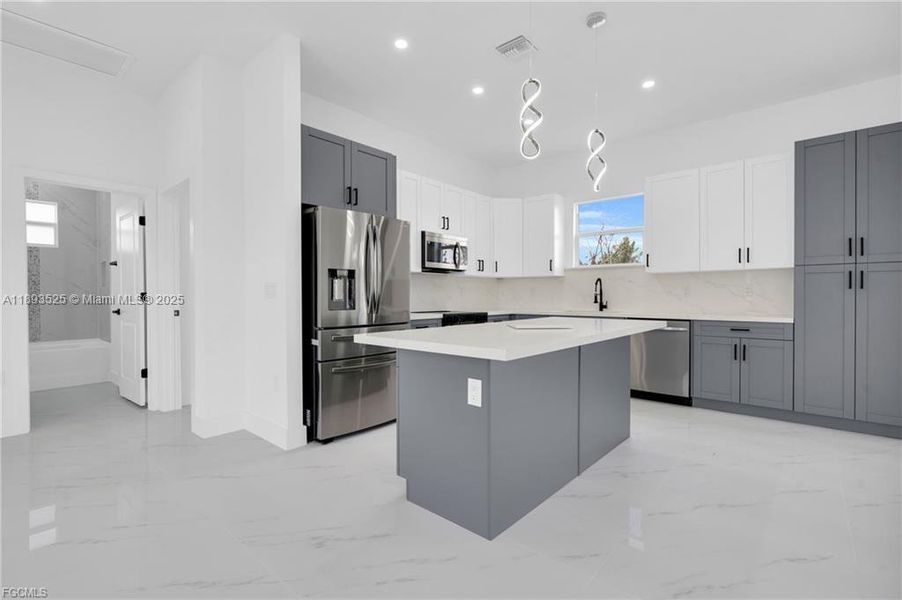 Furnished interior view inside a new home in , Lehigh Acres (Image 6). Furnished interior view inside a new home in , Lehigh Acres (Image 6).