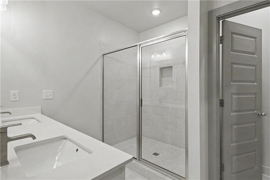 Furnished interior view inside a new home in , Norcross (Image 9).