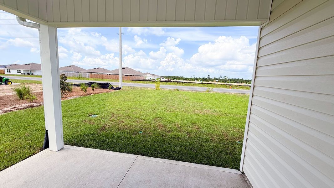 Exterior details and patio area of a home in Titus Park, Panama City (Image 16). Exterior details and patio area of a home in Titus Park, Panama City (Image 16).