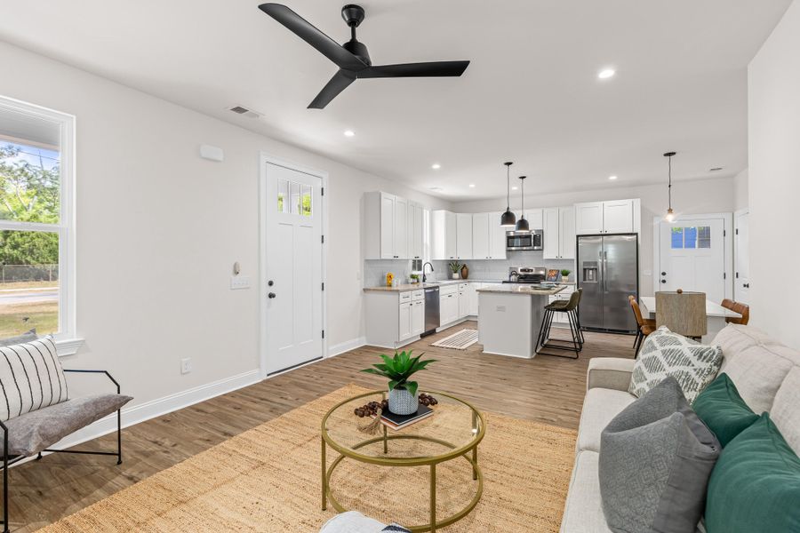 Furnished interior view inside a new home in , North Charleston (Image 6).