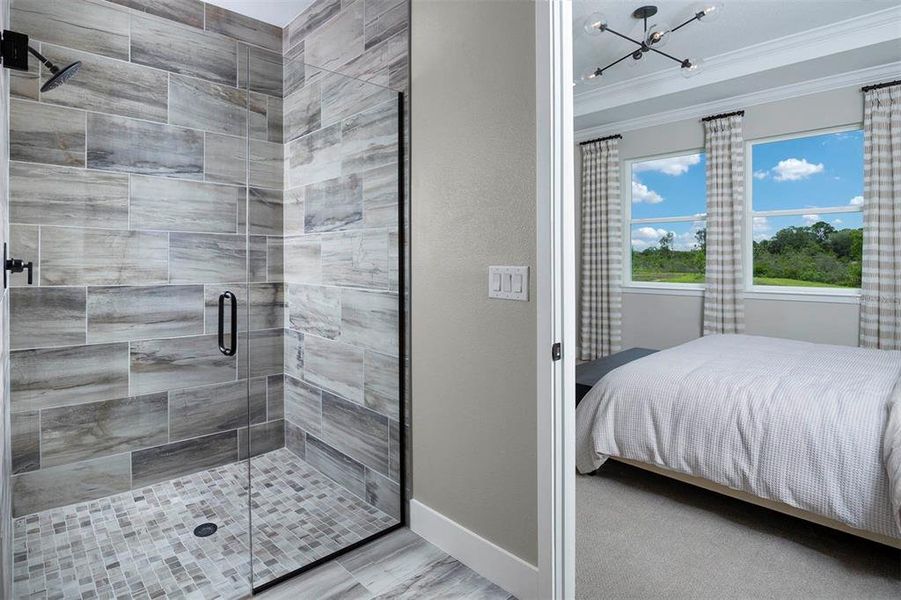 Furnished interior view inside a new home in Sunstone at Wellen Park, Venice (Image 11).