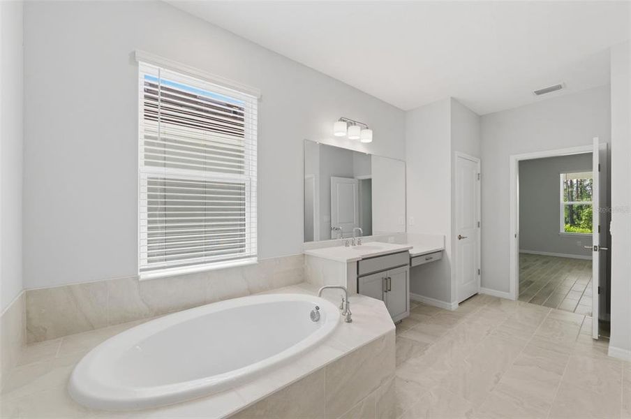 Furnished interior view inside a new home in Hammock at Two Rivers, Zephyrhills (Image 18).