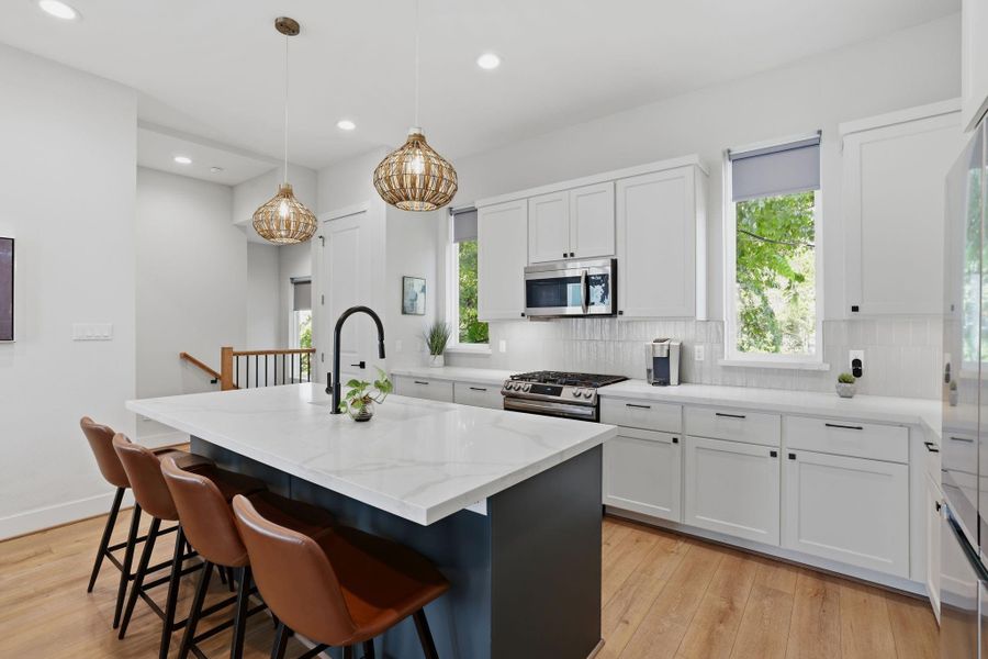 Furnished interior view inside a new home in , Houston (Image 37).