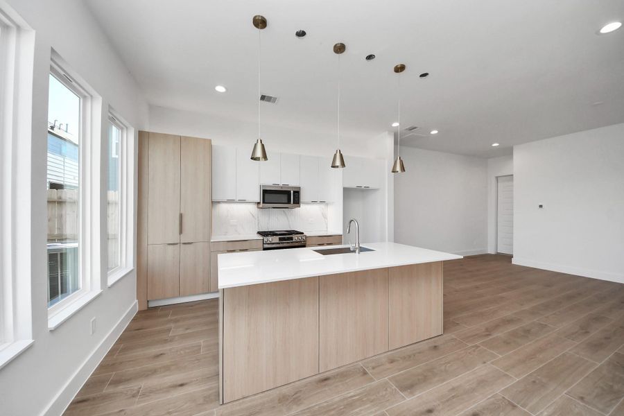 Furnished interior view inside a new home in , Houston (Image 10).