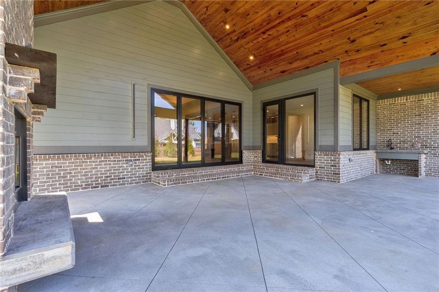 Exterior details and patio area of a home in , Sugar Hill (Image 3).