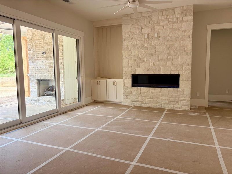 In-progress construction of a new home in , Cumming, GA (Image 19).