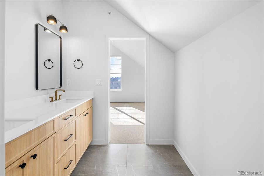 Furnished interior view inside a new home in , Denver (Image 18).