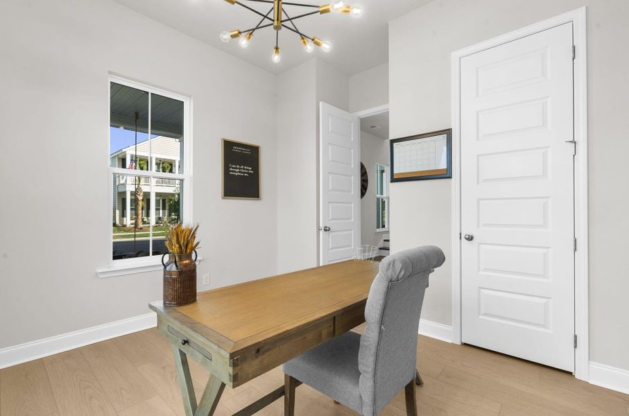 Furnished interior view inside a new home in Heron's Walk at Summers Corner, Summerville (Image 10). Furnished interior view inside a new home in Heron's Walk at Summers Corner, Summerville (Image 10).