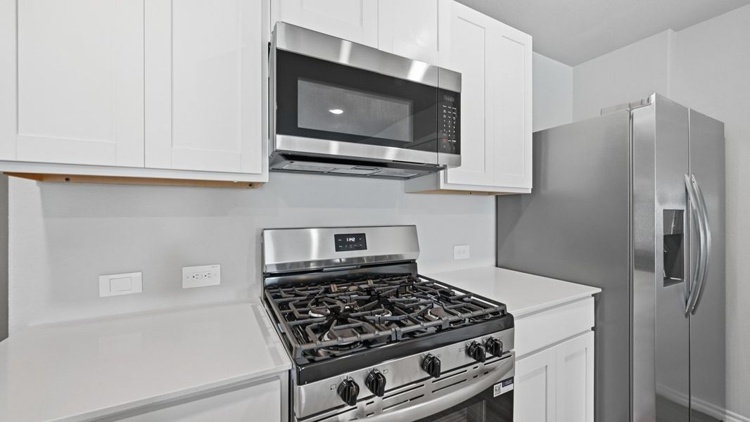 Representative furnished interior of a home built from the Caprock by D.R. Horton in Hickory Grove, Krum (Image 9).