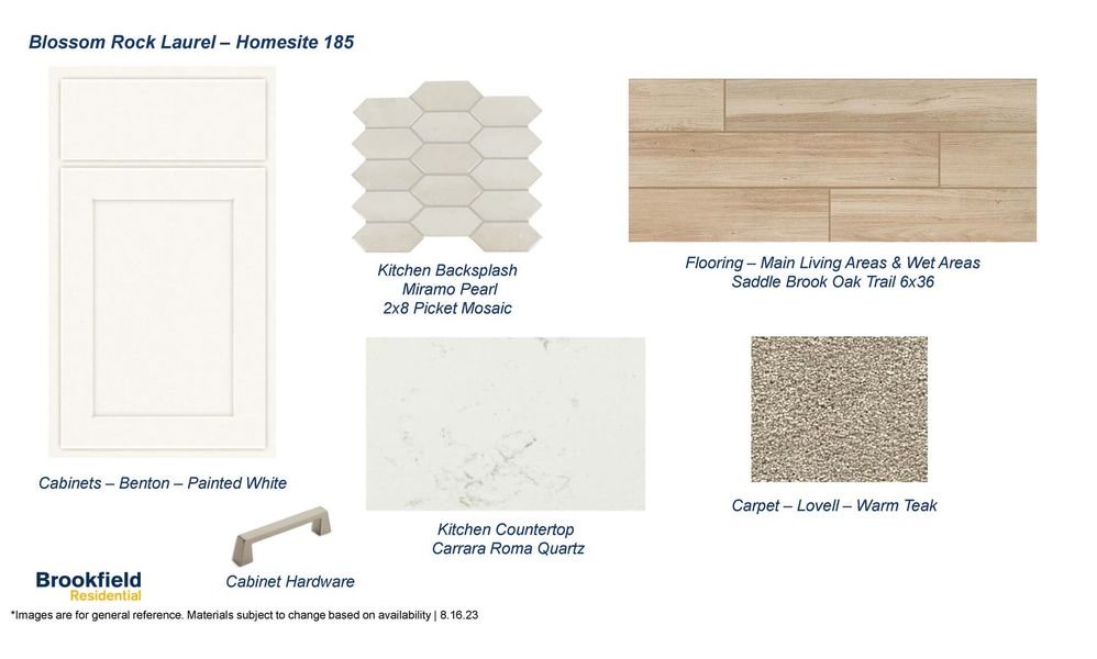 Homesite 185 Design Selections