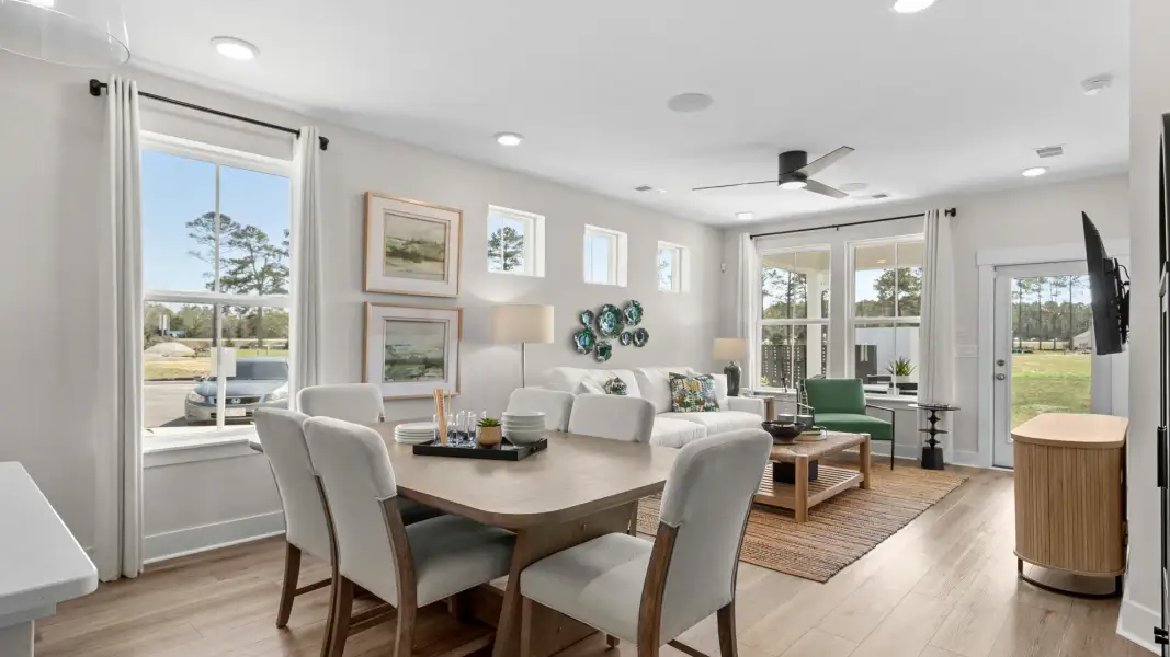 Furnished interior view inside a new home in Townes at Carolina Forest, Myrtle Beach (Image 8).