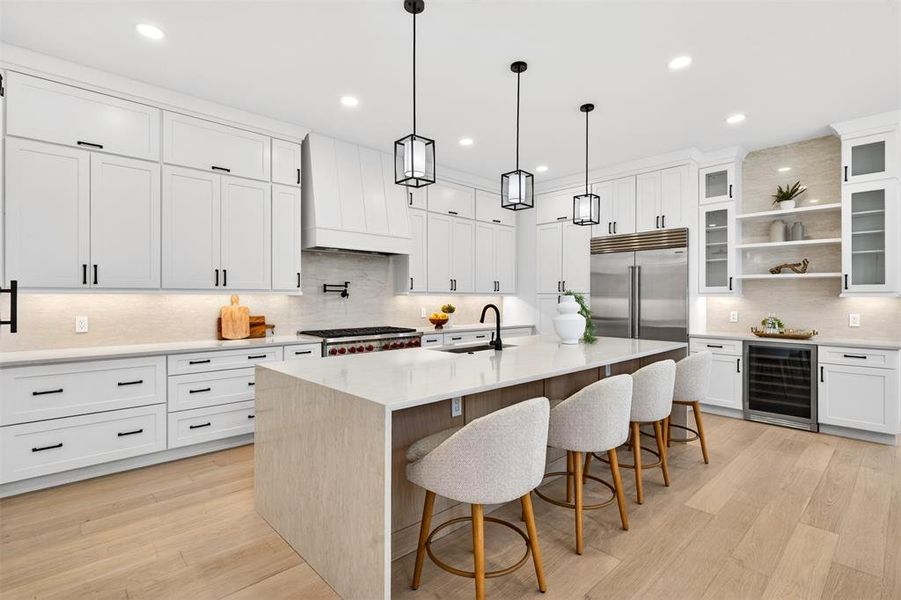 Furnished interior view inside a new home in , Dallas (Image 12).