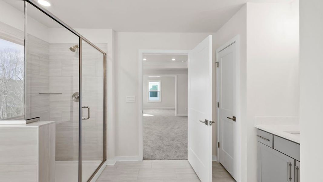 Furnished interior view inside a new home in Hemlock, Williamston (Image 10).