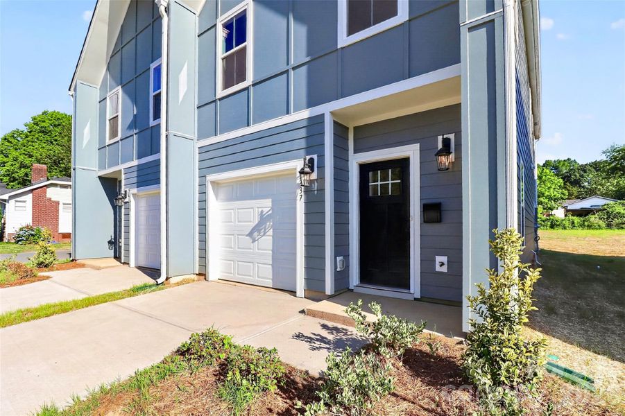 Exterior details and patio area of a home in , Charlotte (Image 3). Exterior details and patio area of a home in , Charlotte (Image 3).