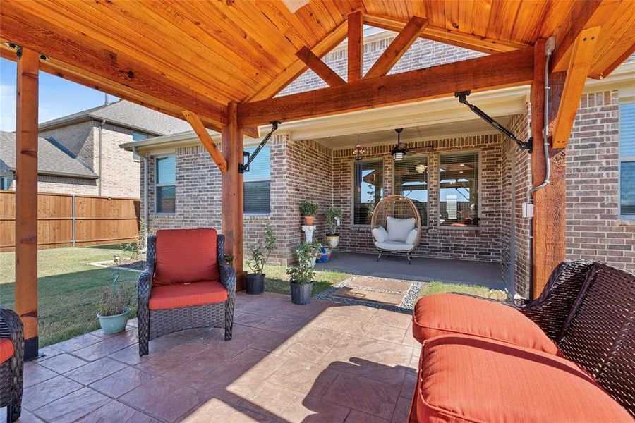 Exterior details and patio area of a home in , Forney (Image 23). Exterior details and patio area of a home in , Forney (Image 23).