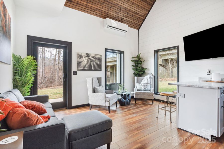 Furnished interior view inside a new home in , Brevard (Image 11).