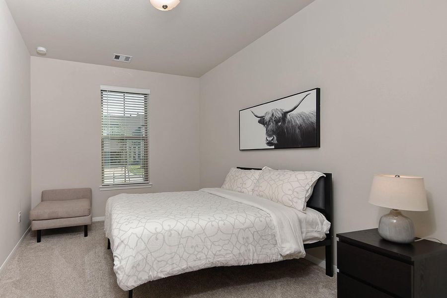 Furnished interior view inside a new home in The Meadows at Imperial Oaks, Conroe (Image 14).