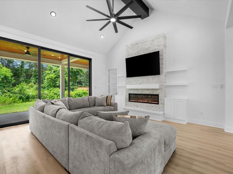Furnished interior view inside a new home in , Hockley (Image 5).