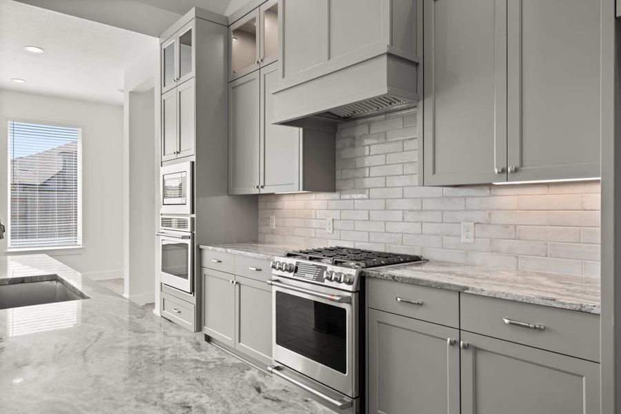 Representative furnished interior of a home built from the Malani – 60′ Lot by Chesmar Homes in Wildrye, Waller (Image 4).