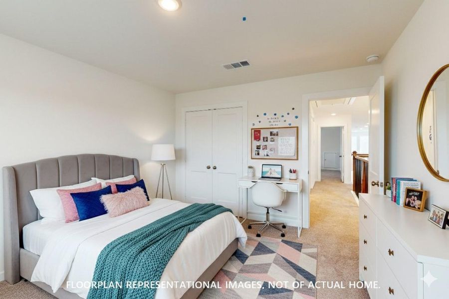 Furnished interior view inside a new home in Sorella, Tomball (Image 9).