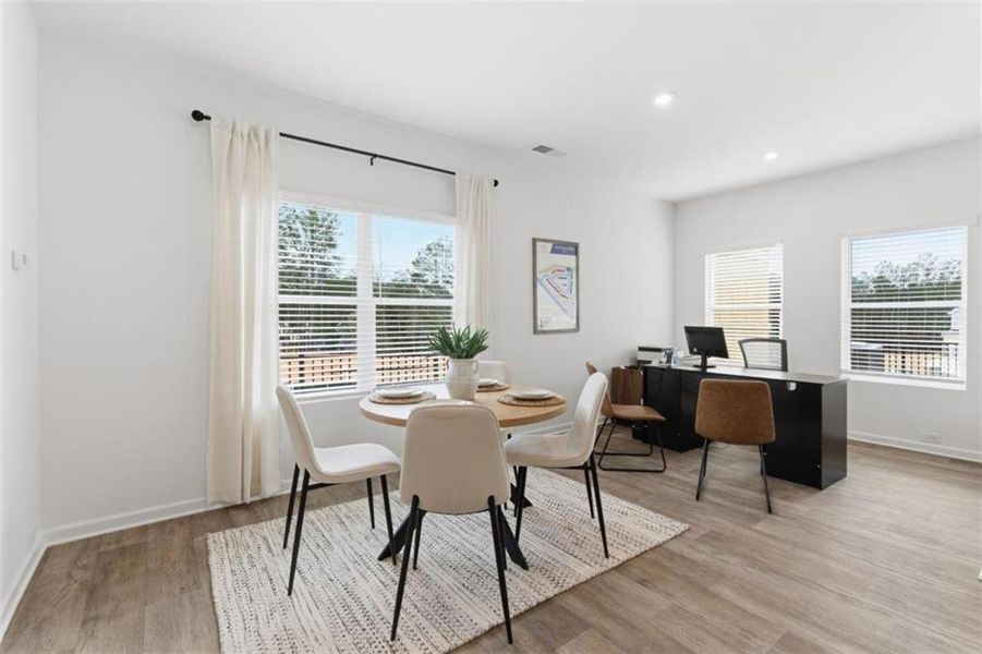 Furnished interior view inside a new home in Park Center Pointe, Mableton (Image 12).