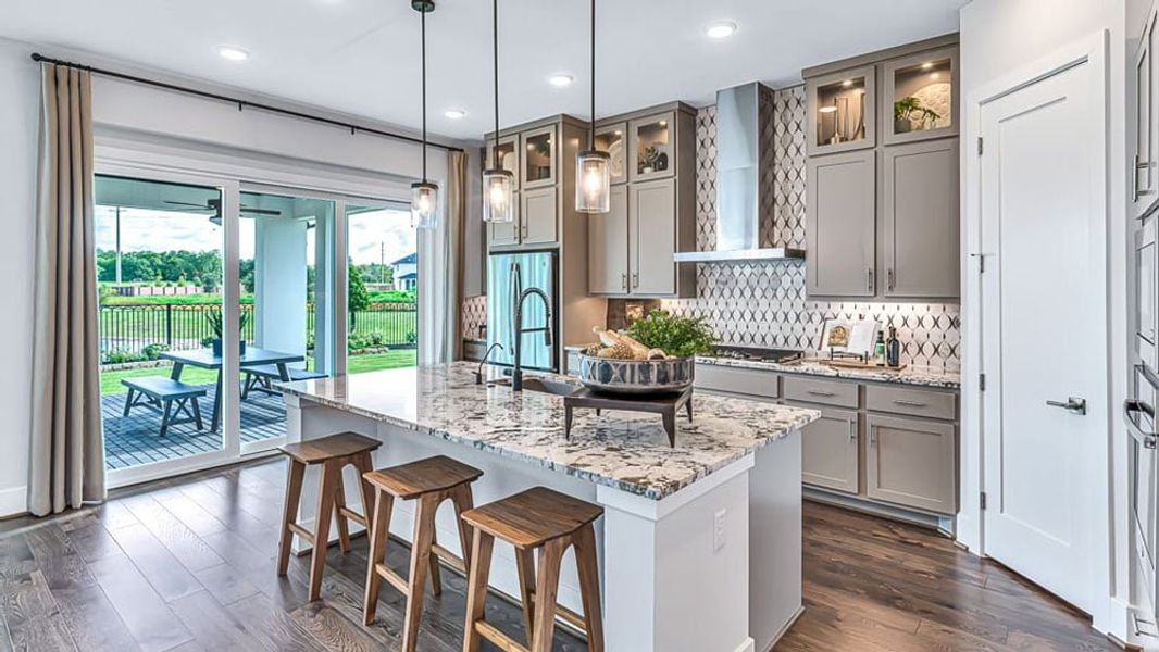 Furnished interior view inside a new home in Avalon at Cypress, Cypress (Image 18).