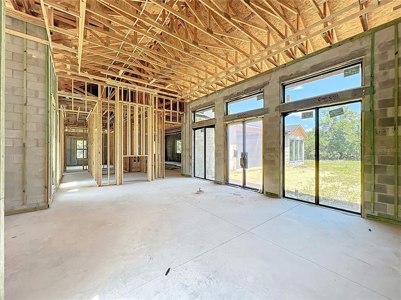 In-progress construction of a new home in , Oviedo, FL (Image 66).