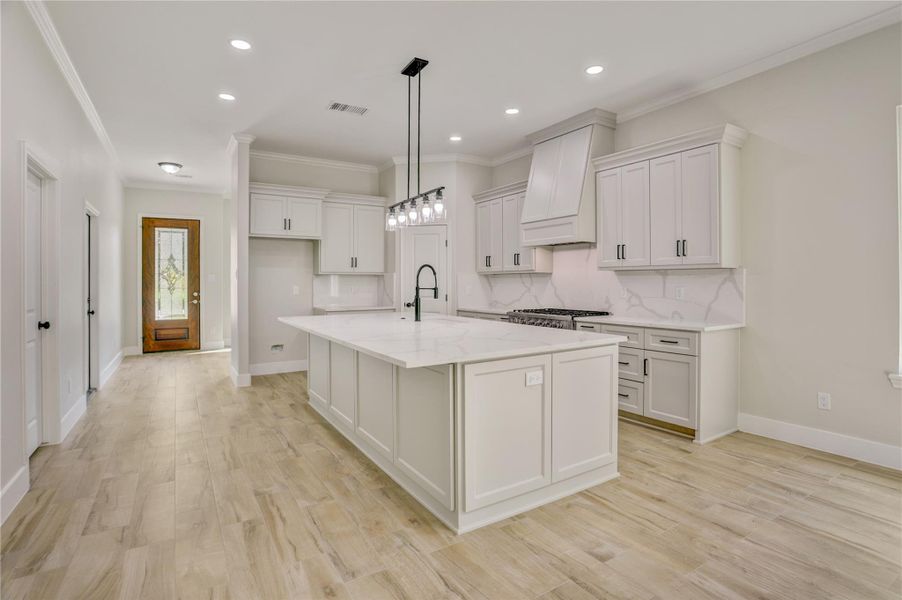Furnished interior view inside a new home in , Houston (Image 9).