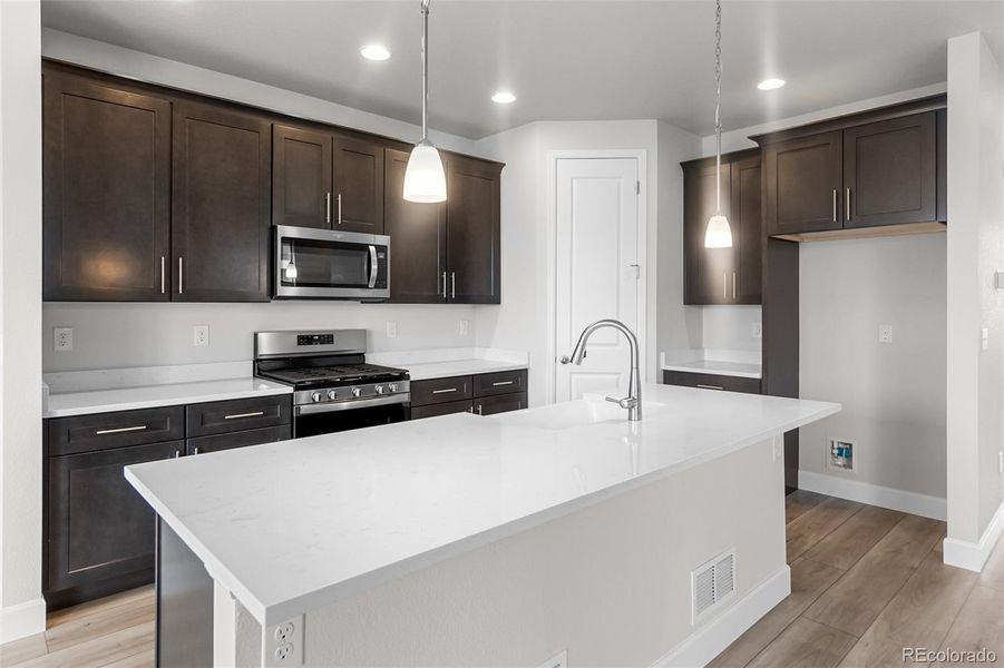 Furnished interior view inside a new home in , Castle Rock (Image 10).