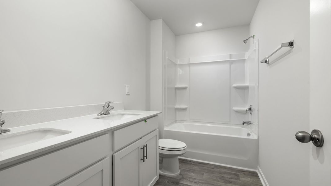 Furnished interior view inside a new home in Greystone North, Stoneville (Image 8).