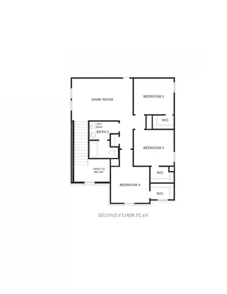 2D floor plan layout of this home in Sunterra, Katy, TX (Image 3).