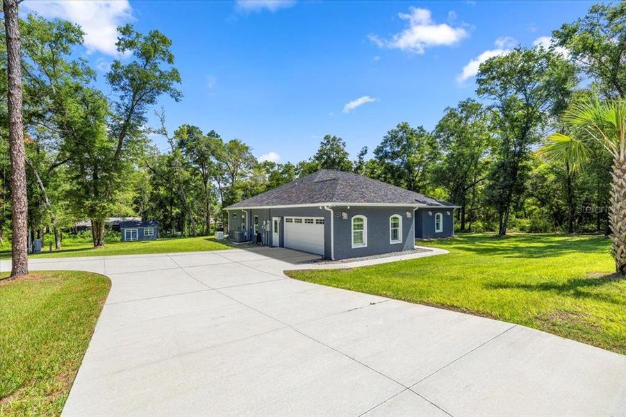 Front exterior of a new home in , Inverness, FL, highlighting curb appeal (Image 19). Front exterior of a new home in , Inverness, FL, highlighting curb appeal (Image 19).