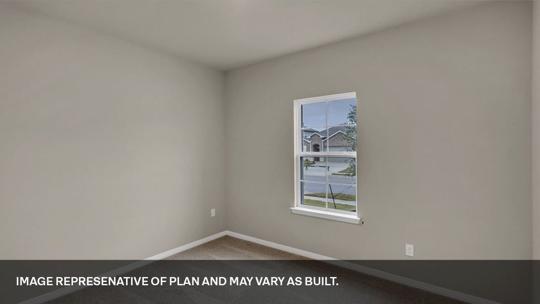 Spacious, unfurnished interior of a new home in Trails at Wildhorse, Austin (Image 15).