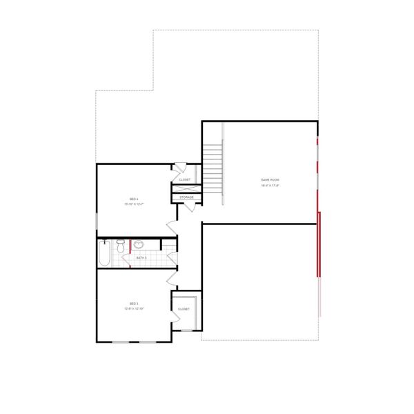 W/S #75655 / BG #3: 2nd Floor