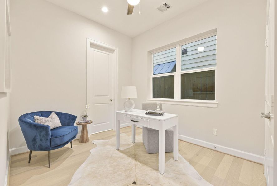 Furnished interior view inside a new home in , Houston (Image 13).