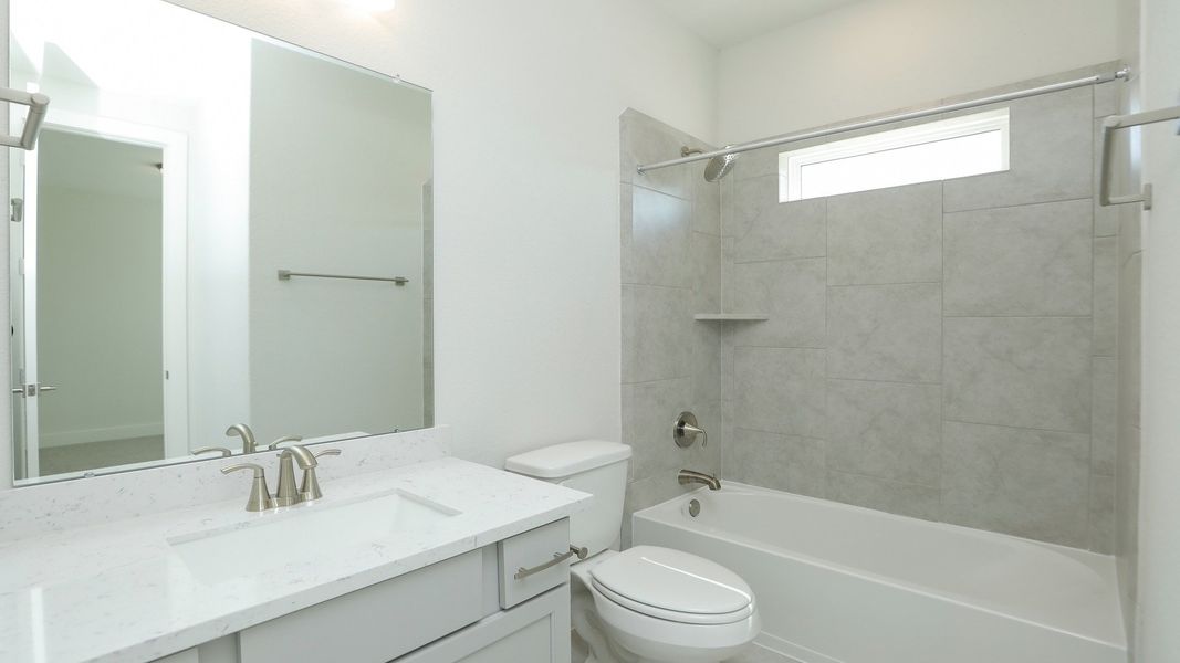 Furnished interior view inside a new home in Independence Heights, Houston (Image 26).