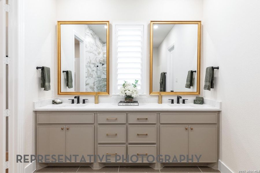 Furnished interior view inside a new home in Hallie's Cove, Schertz (Image 40).