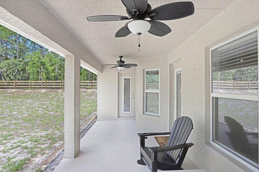 Exterior details and patio area of a home in Pine Ridge, Beverly Hills (Image 24).