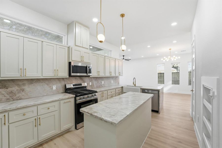 Furnished interior view inside a new home in , Houston (Image 7).