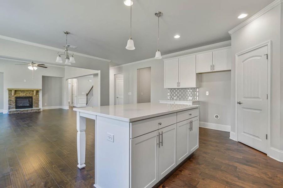Furnished interior view inside a new home in Thalley Creek Estates, Cumming (Image 9).