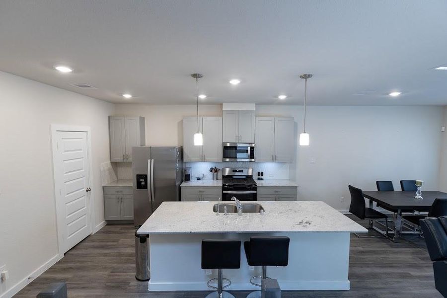 Furnished interior view inside a new home in , Houston (Image 7). Furnished interior view inside a new home in , Houston (Image 7).
