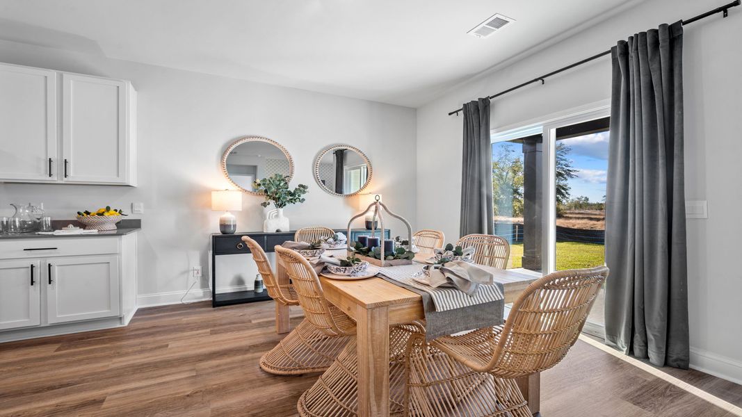 Furnished interior view inside a new home in The Groves at Bees Creek, Ridgeland (Image 11).