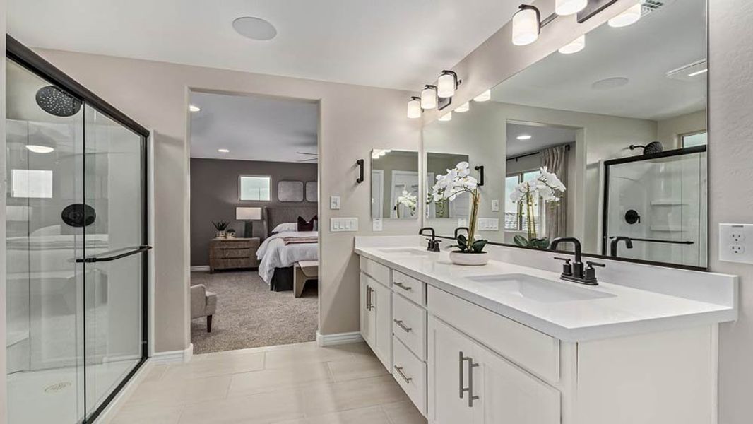 Representative furnished interior of a home built from the Paisley by Taylor Morrison in Paradisi Discovery Collection, Surprise (Image 32).