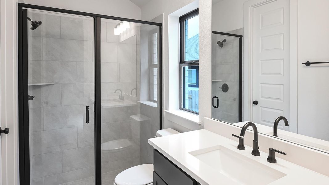 Furnished interior view inside a new home in La Cima 60', San Marcos (Image 9). Furnished interior view inside a new home in La Cima 60', San Marcos (Image 9).