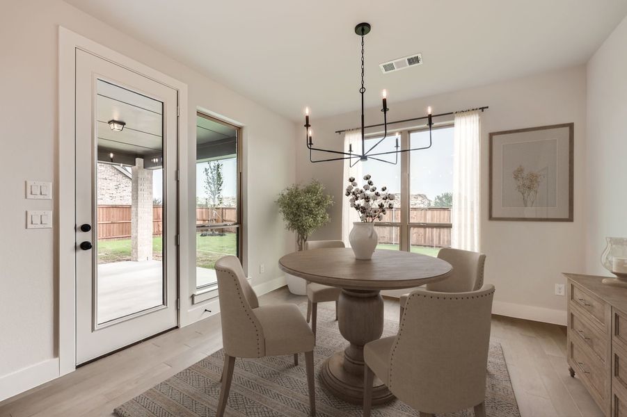 Furnished interior view inside a new home in BridgeWater 60s, Midlothian (Image 9). Furnished interior view inside a new home in BridgeWater 60s, Midlothian (Image 9).
