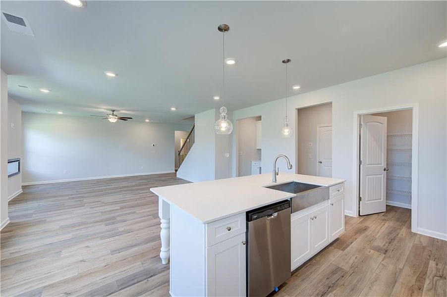 Furnished interior view inside a new home in Adagio, Dacula (Image 6).