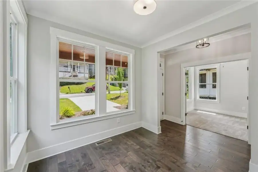 Spacious, unfurnished interior of a new home in , Atlanta (Image 19). Spacious, unfurnished interior of a new home in , Atlanta (Image 19).